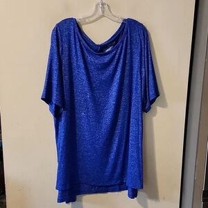Blue Short Sleeve Top